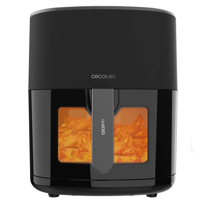 Cecotec Heissluftfritteuse ohne Öl mit 6,5 l Cecofry Fantastik Window 6500 Fenster. 1700W, PerfectCo
