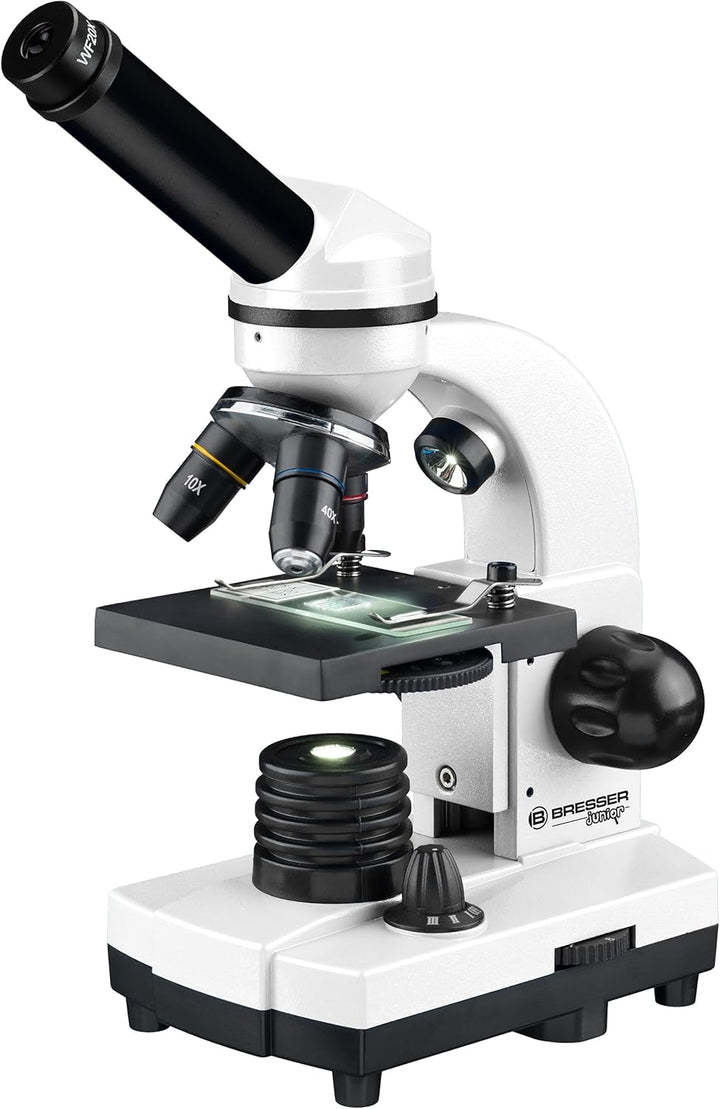 Bresser Biolux SEL Schülermikroskop Set mit Beleuchtung, Smartphoneadapter, Hartschalenkoffer, einem
