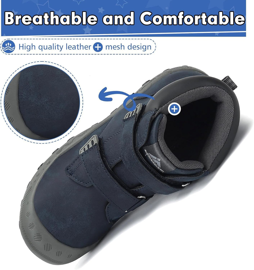 Mishansha Kinder Wanderschuhe rutschfest Trekkingschuhe Jungen Atmungsaktiv Outdoor Walkingschuhe Gr