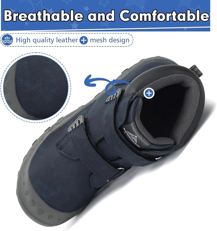 Mishansha Kinder Wanderschuhe rutschfest Trekkingschuhe Jungen Atmungsaktiv Outdoor Walkingschuhe Gr