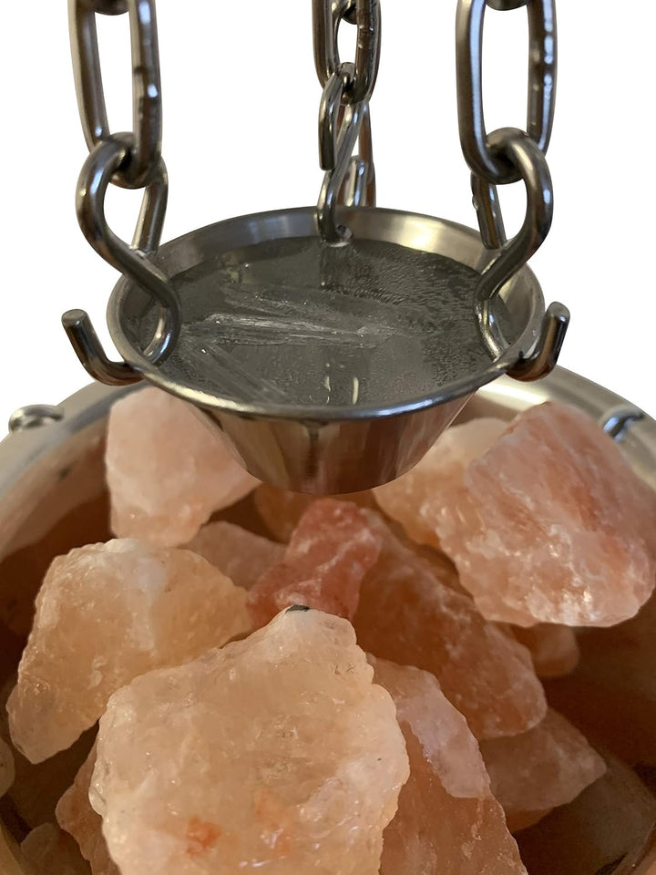 Sauna Verdampferschale Kräutertopf Edelstahl für Sauna und Spa Aroma Aufguss - 16cm, Muster: Saunasc