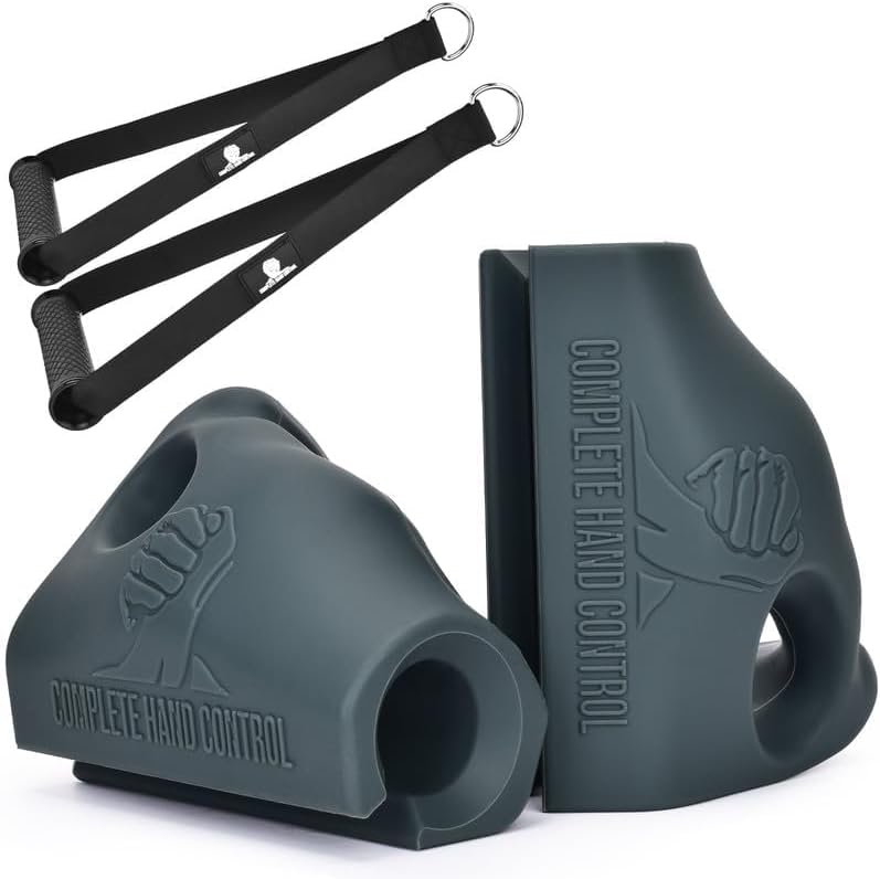 Complete Hand Control: Fat Grip Krafttrainer – Set mit 2 benutzerdefinierten Händen mit Premium-Grif