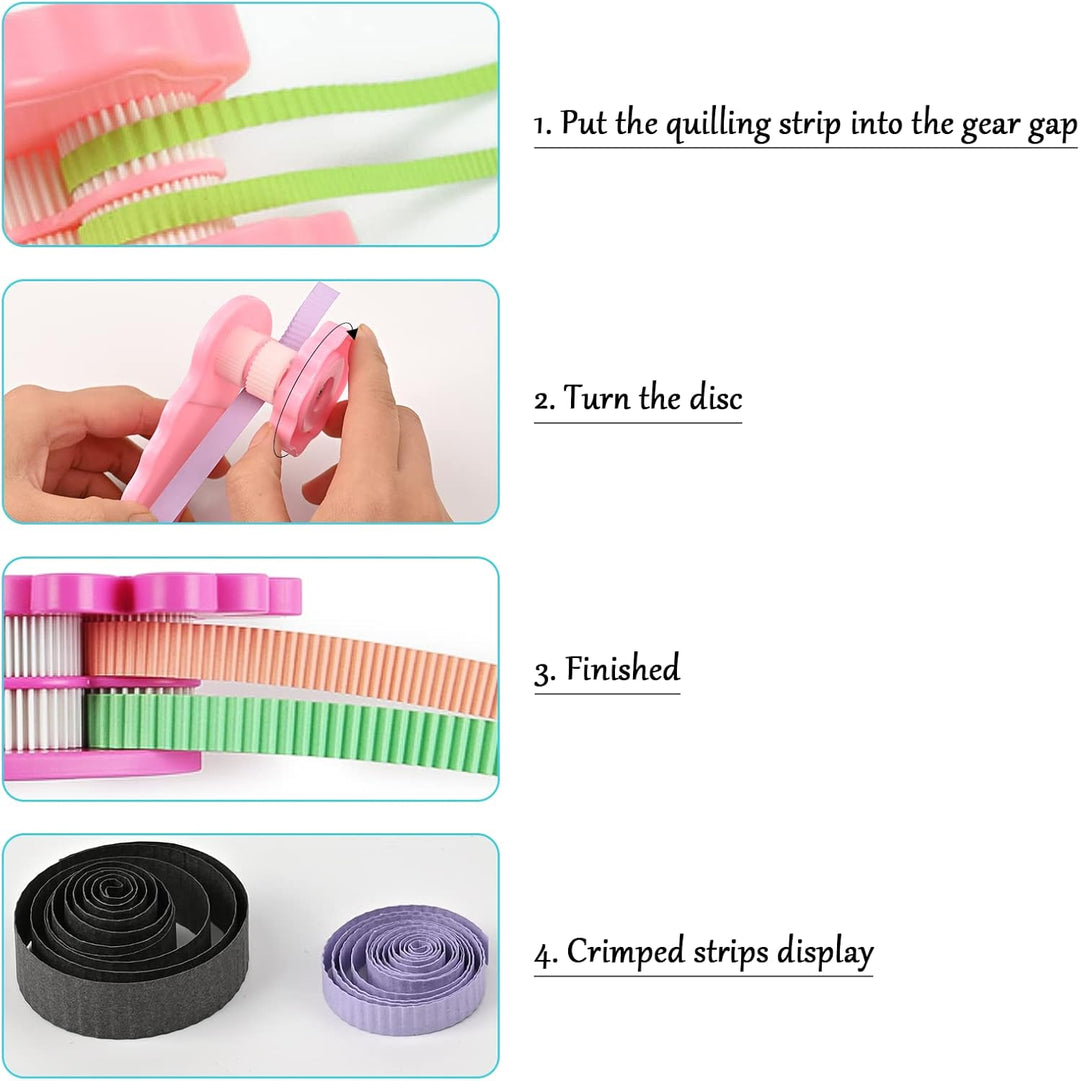 Quilling Set für Anfänger 19pcs Quilling Werkzeug mit Schlitz Quilling Tool Quilling Stift Elektrisc