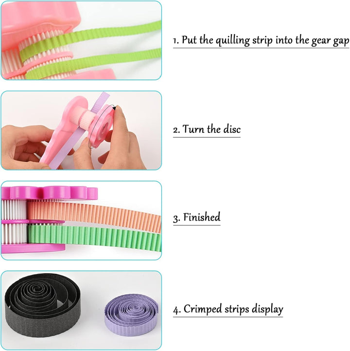 Quilling Set für Anfänger 19pcs Quilling Werkzeug mit Schlitz Quilling Tool Quilling Stift Elektrisc