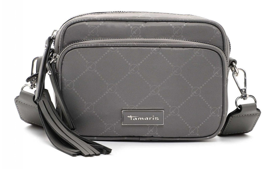 Tamaris Umhängetasche TAS Lisa 32396 Damen Handtaschen Print, Grau