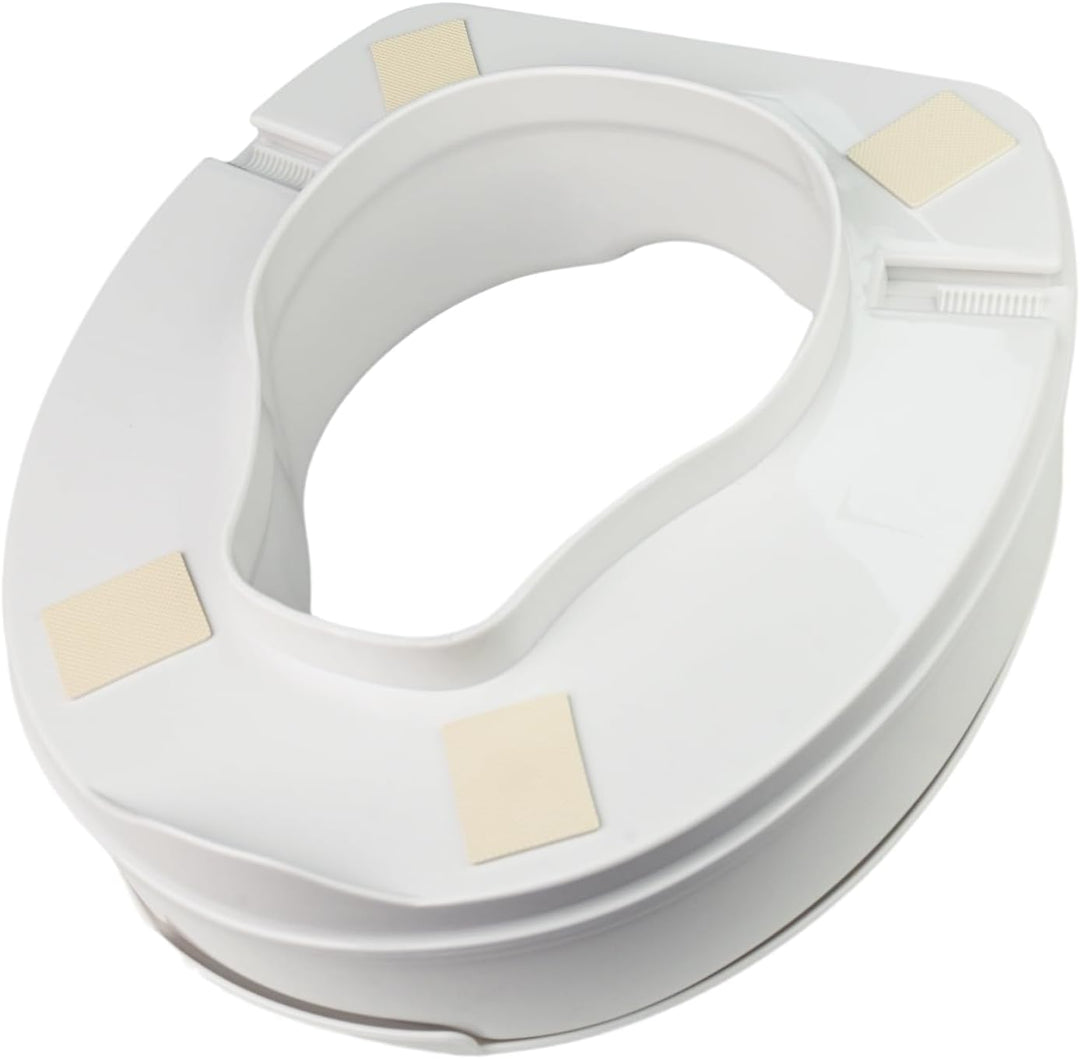 Stock-Fachmann® Toilettensitzerhöhung Toilettenaufsatz WC Aufsatz Erhöhung Mit Hygiene-Ausschnitt We