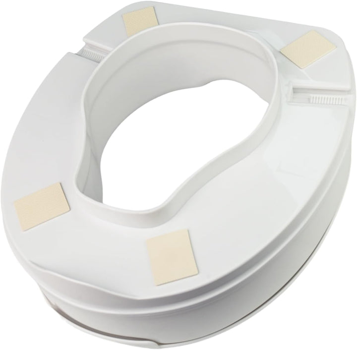 Stock-Fachmann® Toilettensitzerhöhung Toilettenaufsatz WC Aufsatz Erhöhung Mit Hygiene-Ausschnitt We