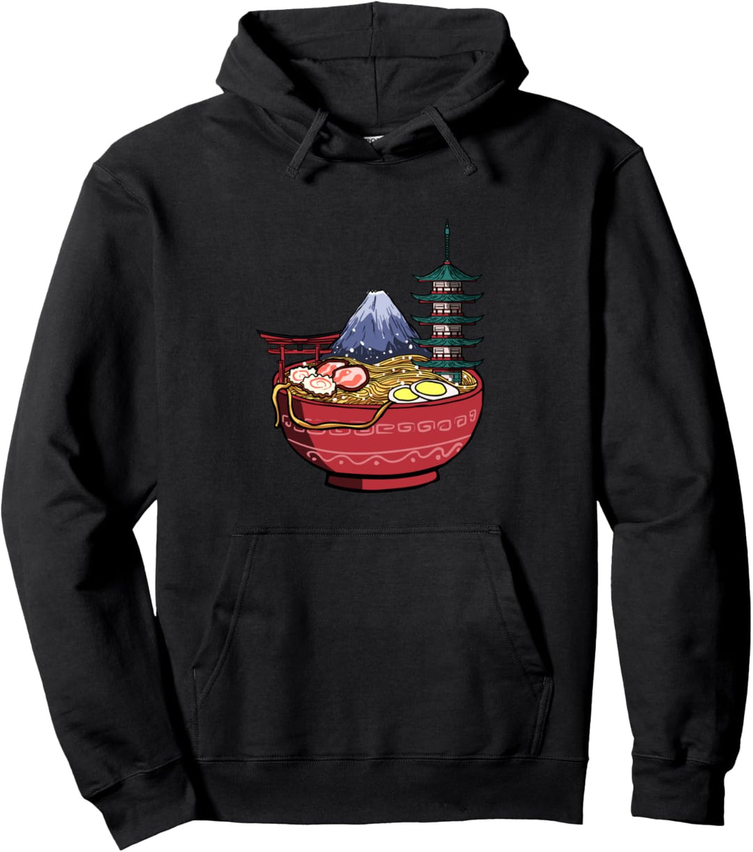 Japanische Ramen Nudeln Geschenk für Asia Fans Pullover Hoodie
