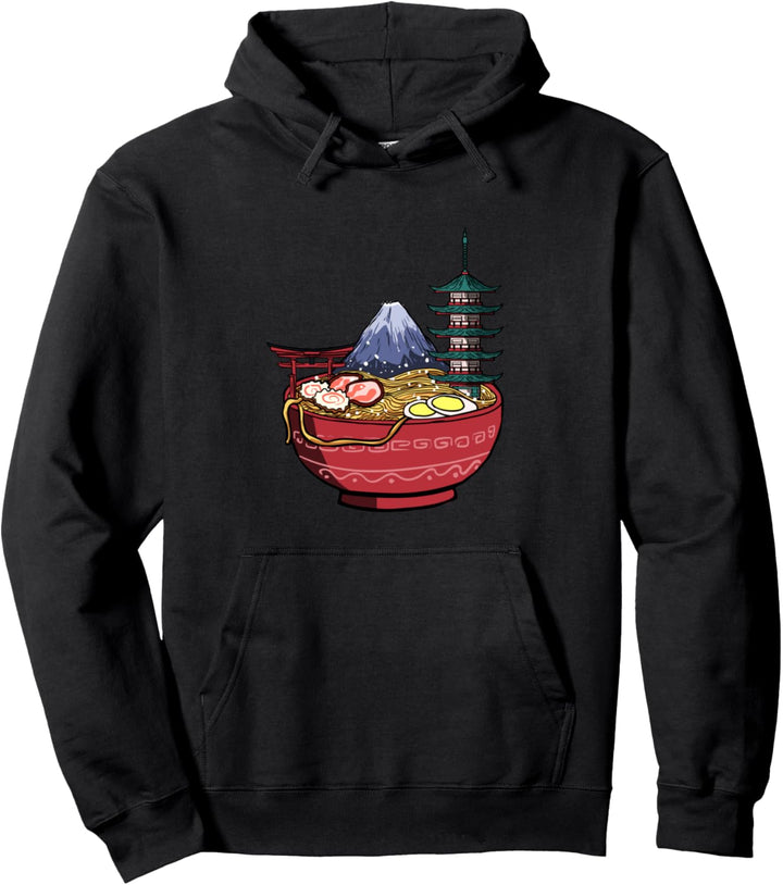 Japanische Ramen Nudeln Geschenk für Asia Fans Pullover Hoodie
