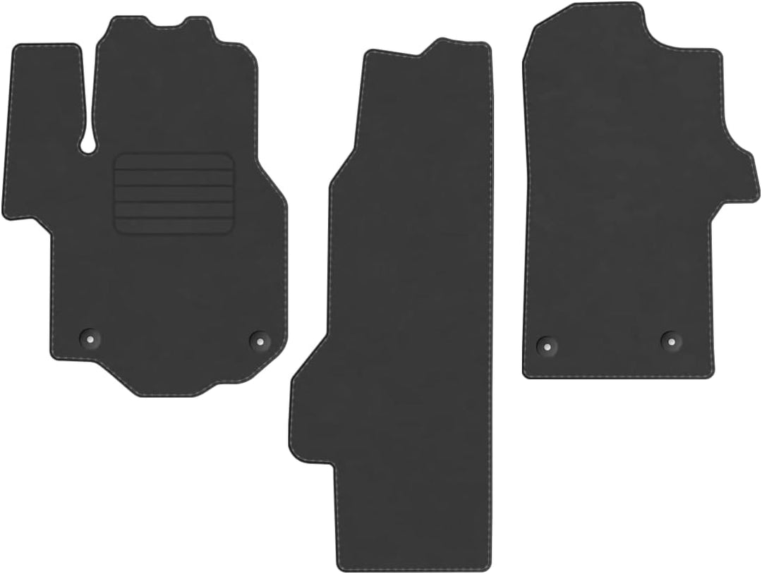 Veloursfussmatten Automatten Velourmatten für VW Grand California 600 ab Bj. 2019 Mit Absatzschoner