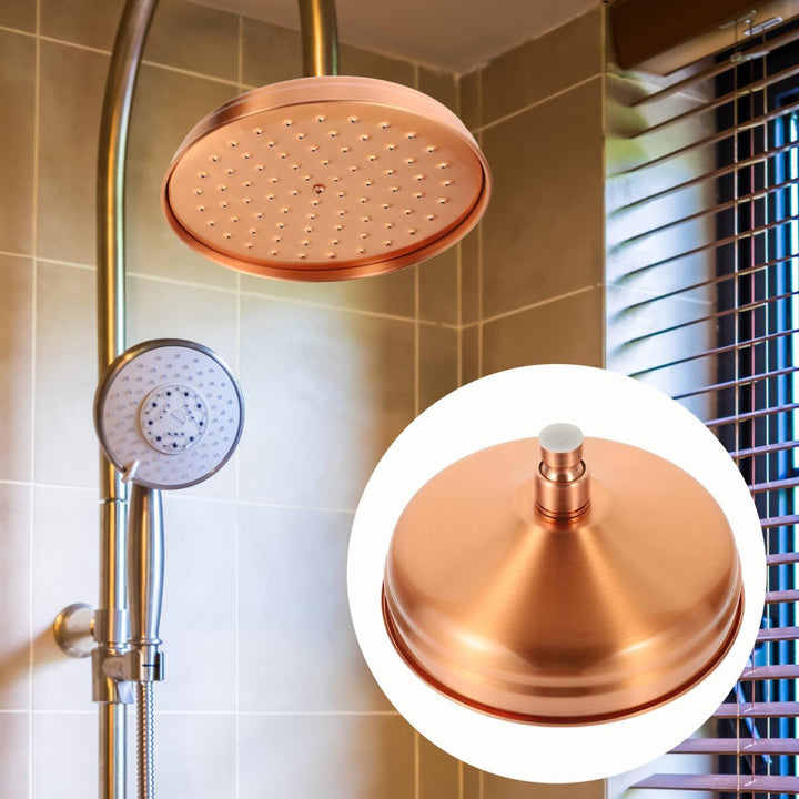 DOITOOL Kupfer Wasserkopf mit hohem Druck Regendusche Vintage Retro Dusche Sprinkler Ersatzdüse für