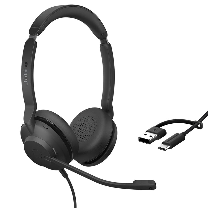 Jabra Evolve2 30 SE Telefon On Ear Headset kabelgebunden Stereo Schwarz Mikrofon-Rauschunterdrückung