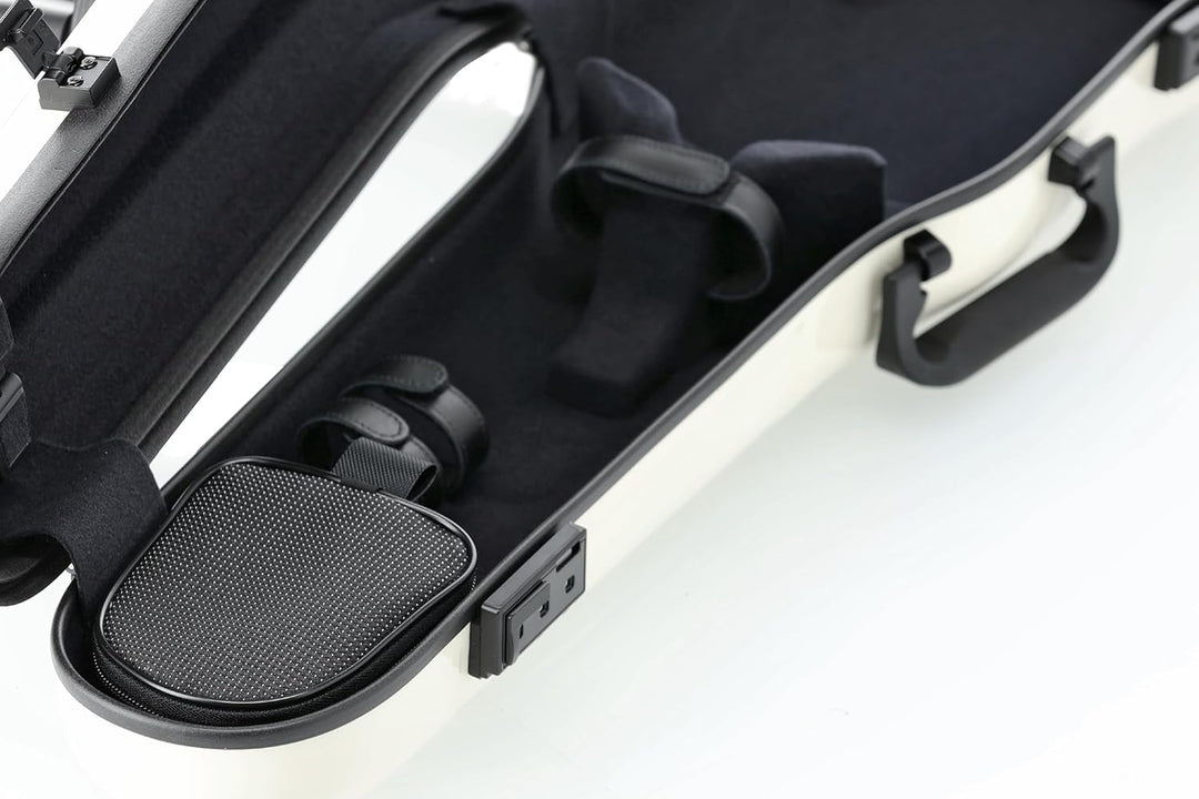 GEWA AIR 1.7 Violinformetui beige hochglanz, Made in Germany, hohe Bruchsicherheit ohne zusätzlichen