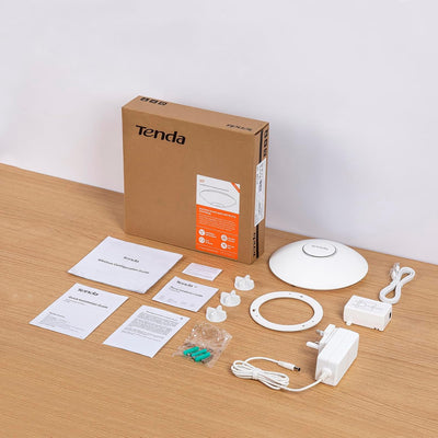 Tenda i27 AX3000 WiFi 6 Access Point PoE (802.11ax Dualband, 1x GB PoE LAN-Port, WPA3 Sicherheit, me