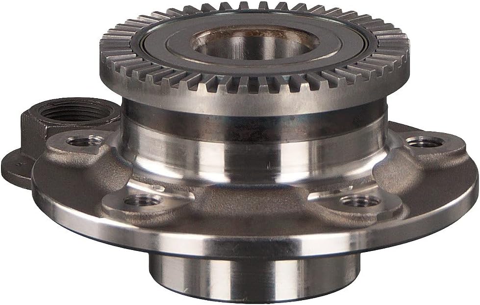 febi bilstein 06167 Radlagersatz mit Radnabe, ABS-Impulsring und Achsmutter , 1 Stück