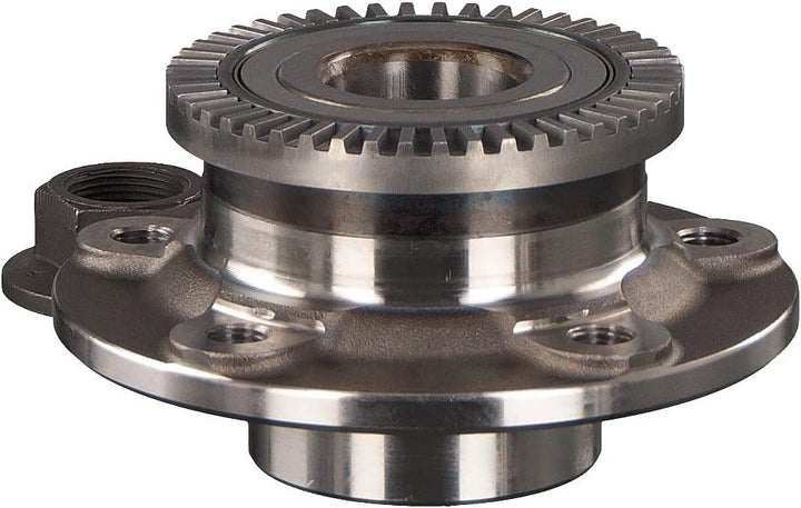 febi bilstein 06167 Radlagersatz mit Radnabe, ABS-Impulsring und Achsmutter , 1 Stück
