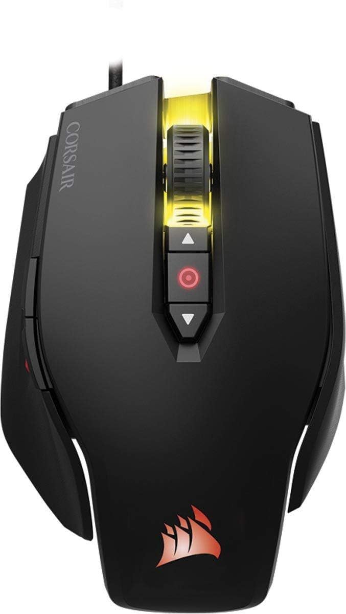 Corsair Gaming M65 PRO RGB FPS Gaming Maus Optisch USB 12000 DPI schwarz Schwarz Mouse Modern, Schwa