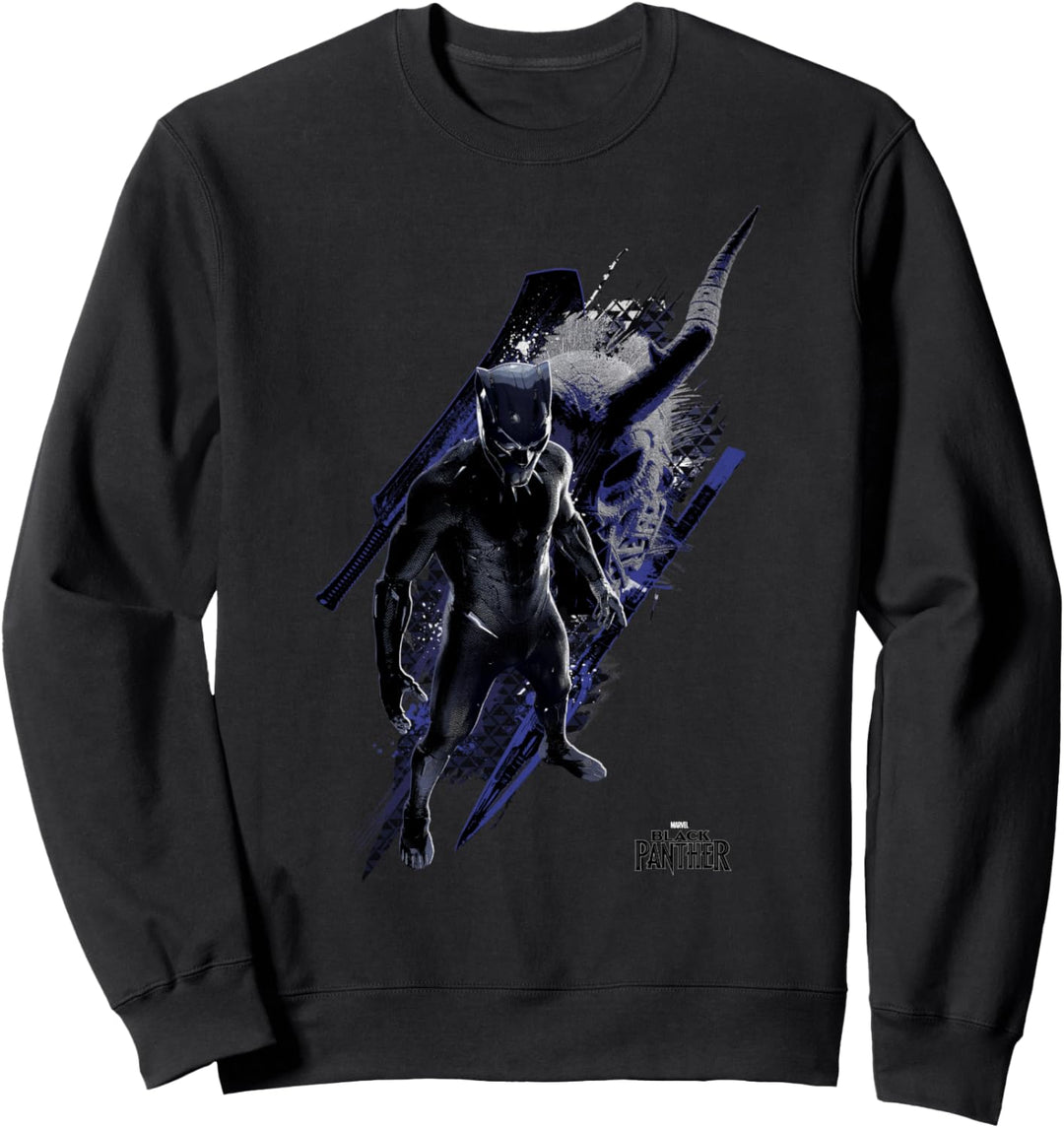 Marvel Black Panther Movie Paint Blades Sweatshirt