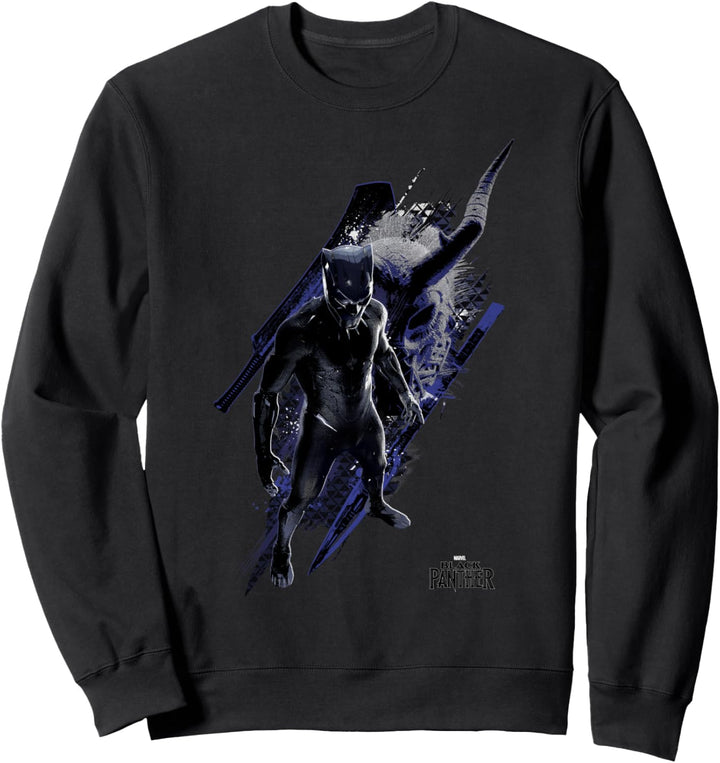 Marvel Black Panther Movie Paint Blades Sweatshirt