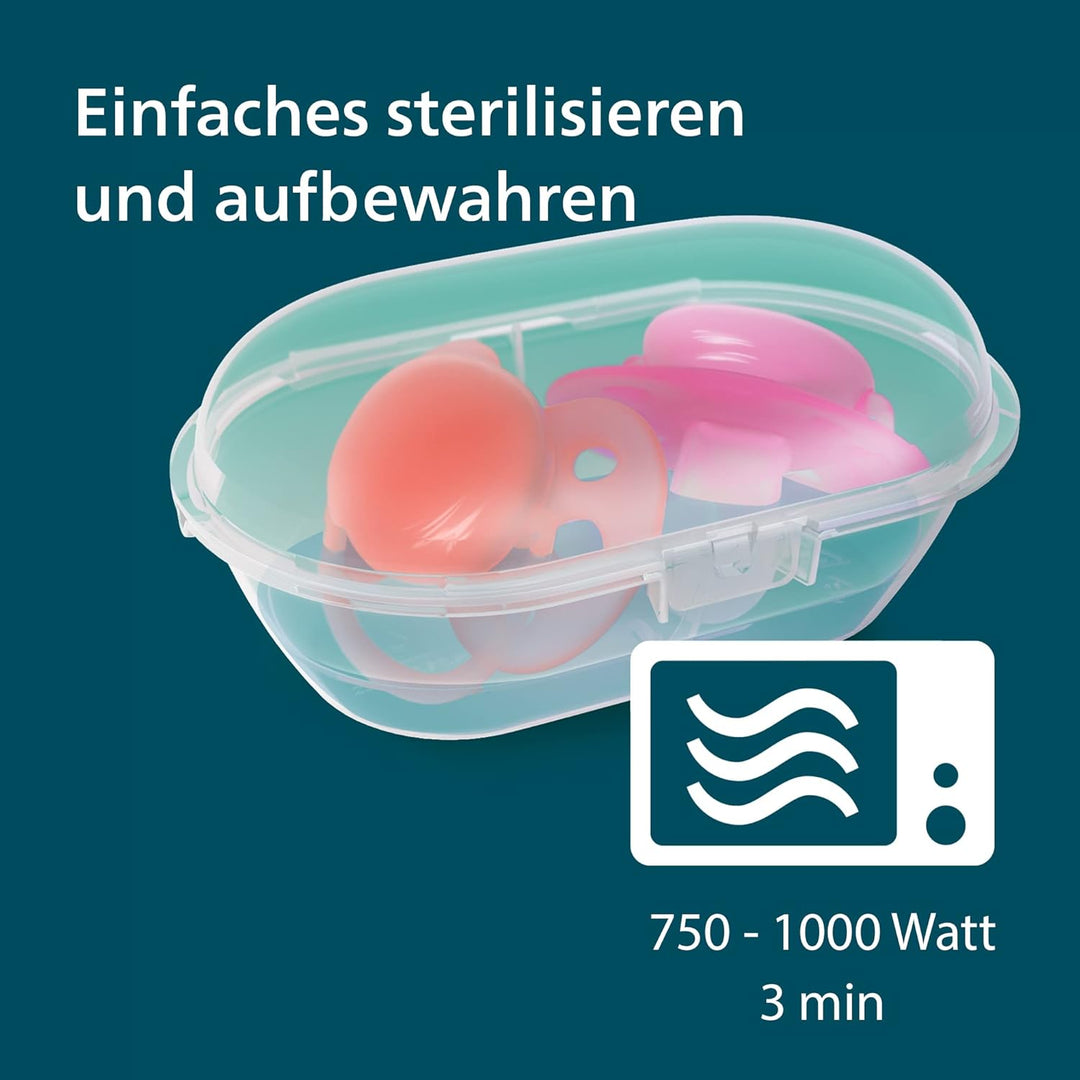 Philips AVENT Ultra Soft Schnuller, 2er-Pack – BPA-freier Schnuller für Babys von 6 bis 18 Monaten,
