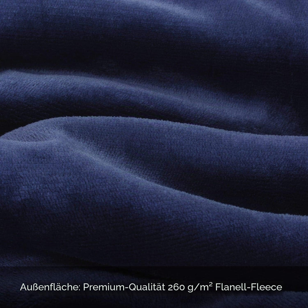 Snug Rug Blau Eskimo Decke mit Ärmel Pullover Decken-Kapuzenpullover Übergrosse Sweatshirt Hoodie Ku
