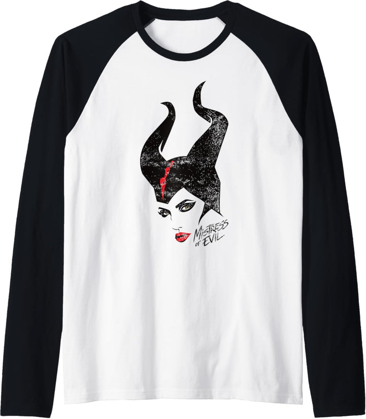 Disney Maleficent Mistress Of Evil Stylized Portrait Raglan