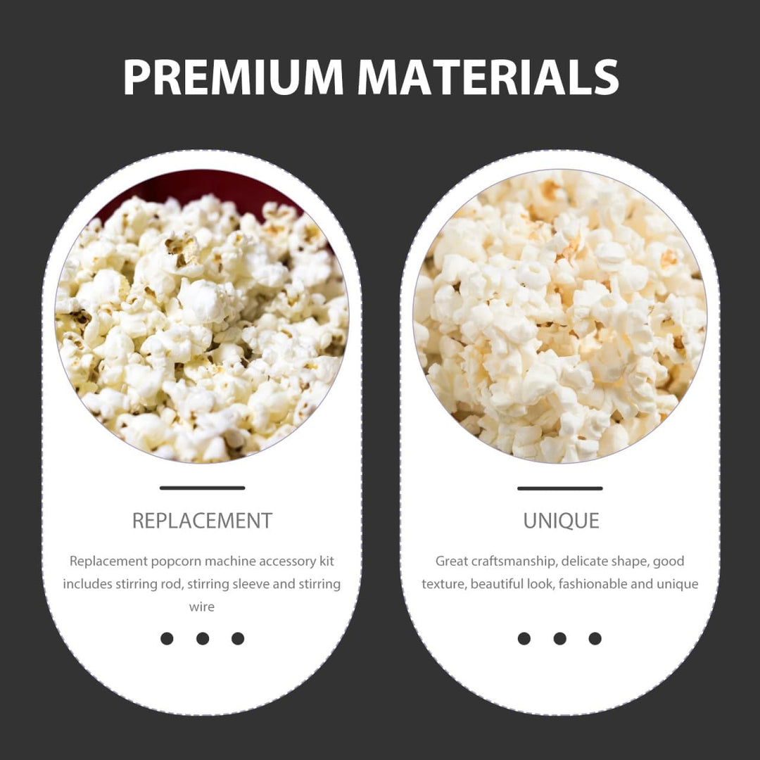 BESTonZON Popcorn Maschine Ersatz Rührstab Mixer Zubehör Aus Eisen Langlebiger Popcorn Rührdraht Für