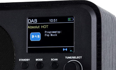UNIVERSUM DAB Digitalradio, UKW Radio, mit Bluetooth, Kopfhörerausgang und Akku DR 300-20