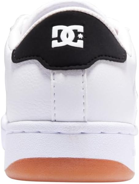 DC Shoes Herren Striker - Leather ShoesSneaker 40.5 EU Weiss, 40.5 EU Weiss
