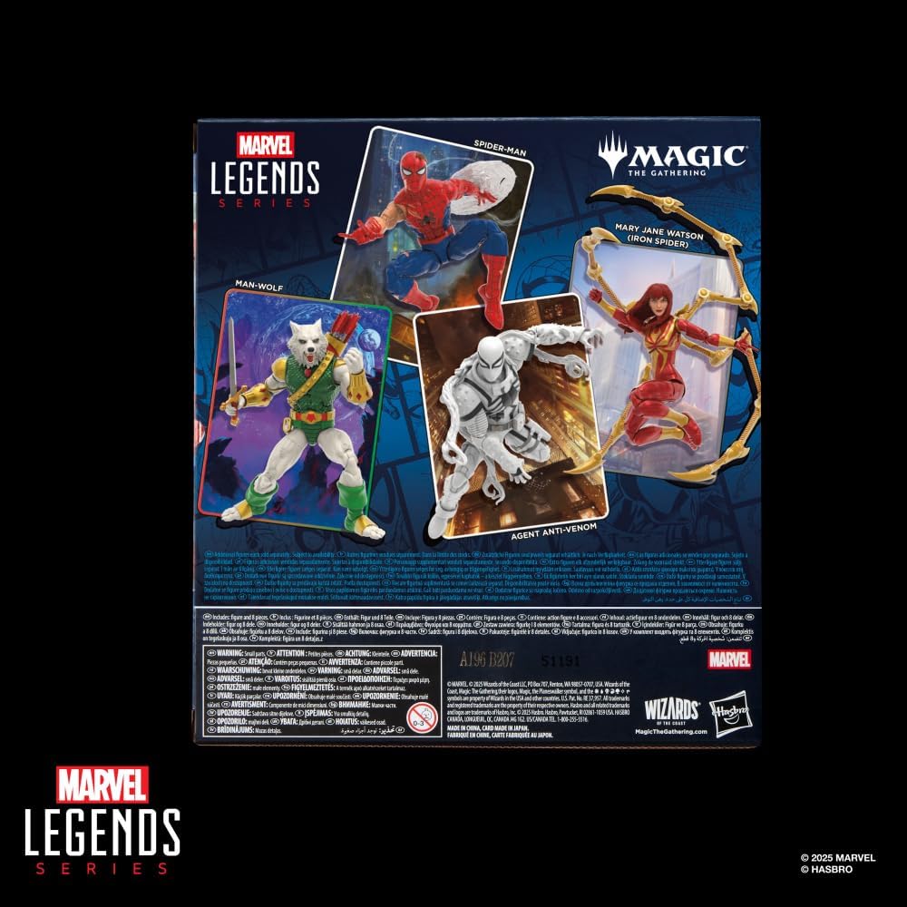 Hasbro Marvel Legends Series Magic: The Gathering Spider-Man mit Kampfspuren, Action-Figur Plus Exkl