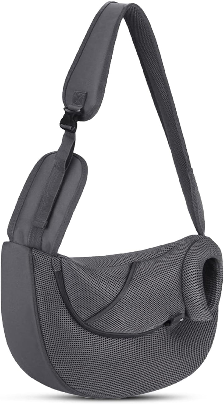 PETCUTE Hundetragetasche,Tragbar Verstellbare Tragetasche Hund, Atmungsaktives Mesh Hundetasche mit