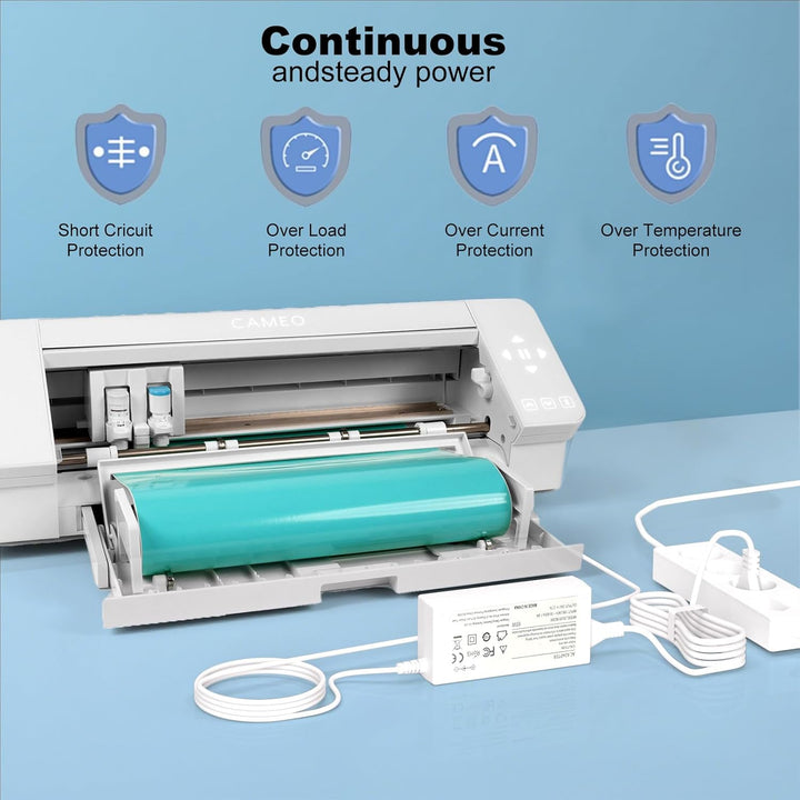 24V weisses Ladegerät für Silhouette Cameo 5 4 3 2 1 SD Portrait Studio Elektronisches Schneidwerkze