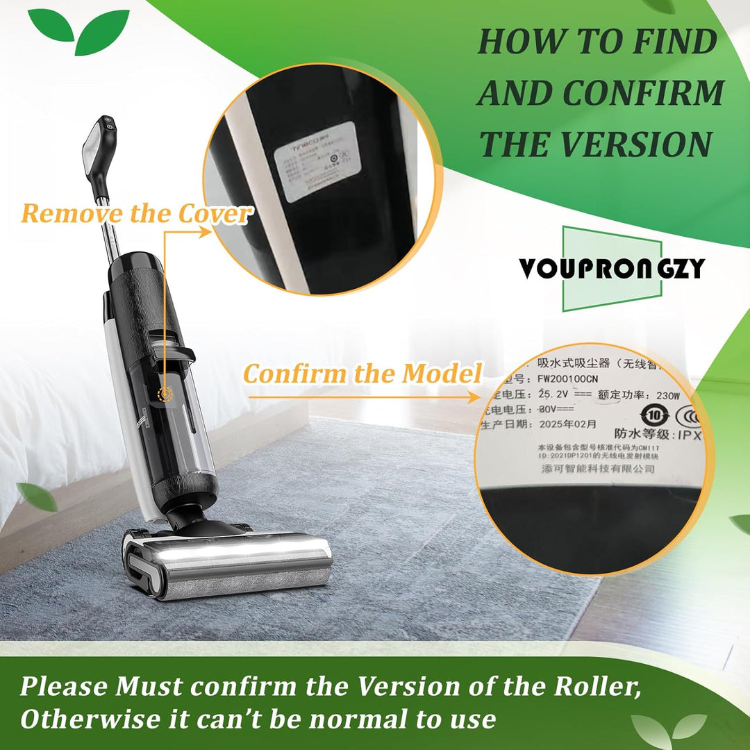 2 Bürstenrollen 4 Filter Ersatzteile für Tineco Floor One S7 Pro/One S6 Bürstenrollen/HEPA Filter Na