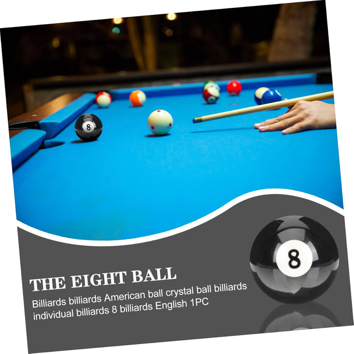 Toddmomy 4 Stück Billard Schwarz Acht-Kugel-Stossstange Billardtisch Billardtisch-Zubehör Snooker-Ku