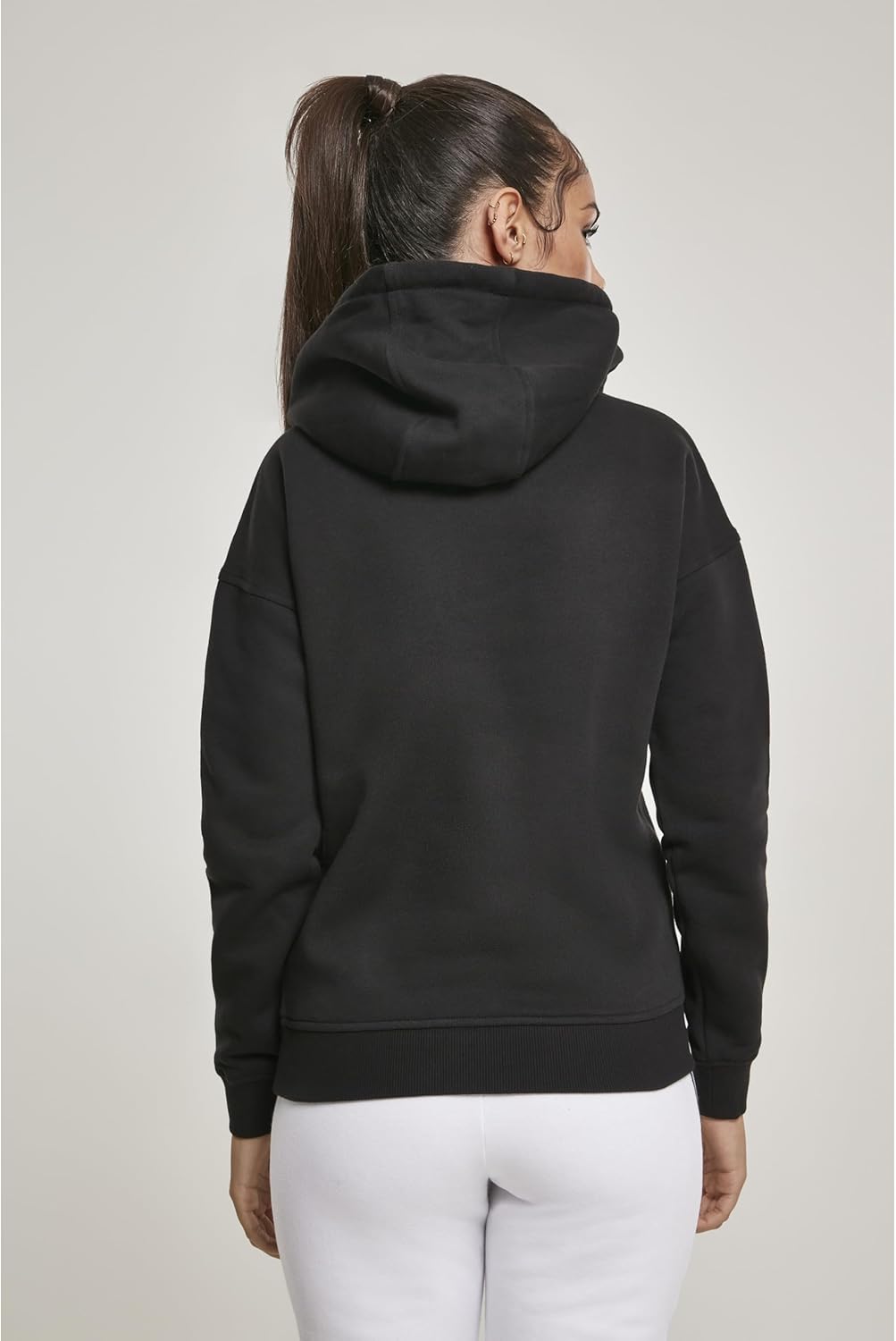 Urban Classics Damen Ladies Organic Hoody Kapuzenpullover XS Schwarz, XS Schwarz