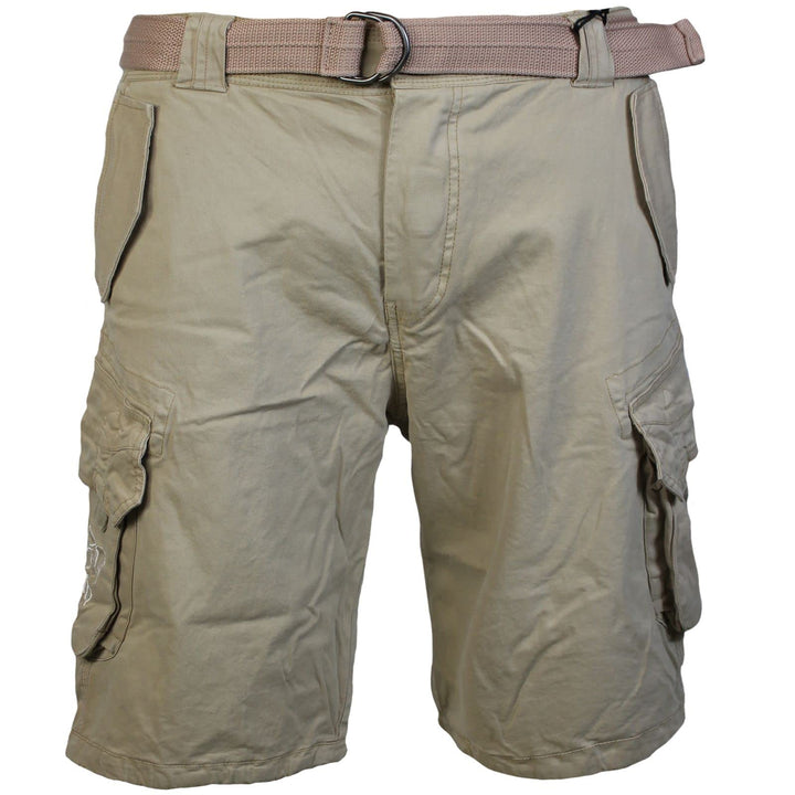 Yakuza Premium Herren Cargo Shorts 3454 dunkelolive Kurze Hose M Beige, M Beige