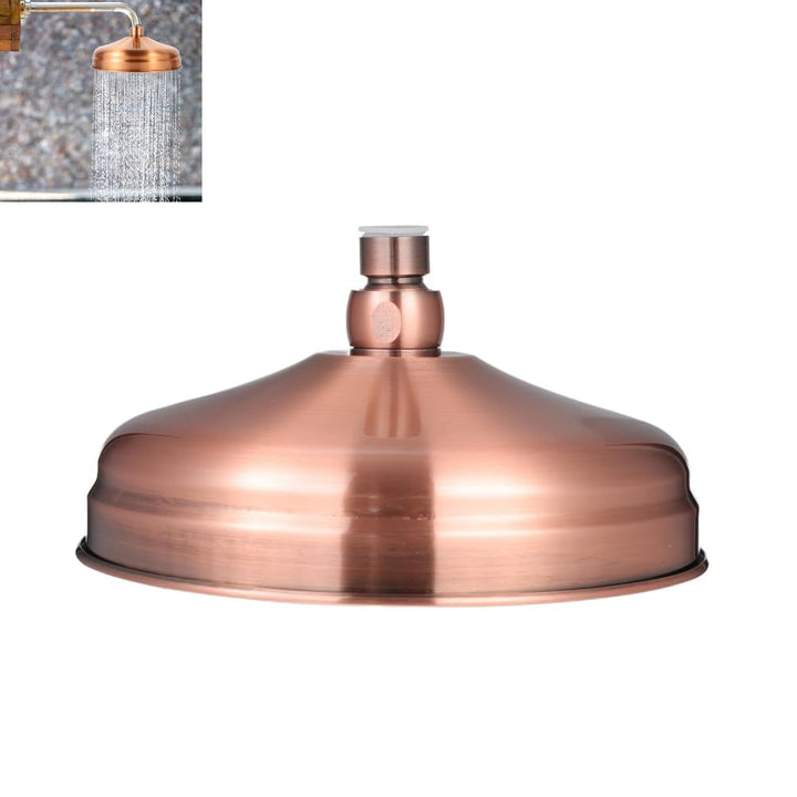DOITOOL Kupfer Wasserkopf mit hohem Druck Regendusche Vintage Retro Dusche Sprinkler Ersatzdüse für