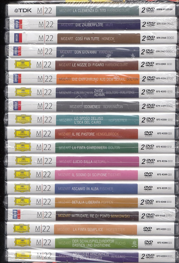 Wolfgang Amadeus Mozart - Mozart 22: Complete Box (33 DVDs), DVD