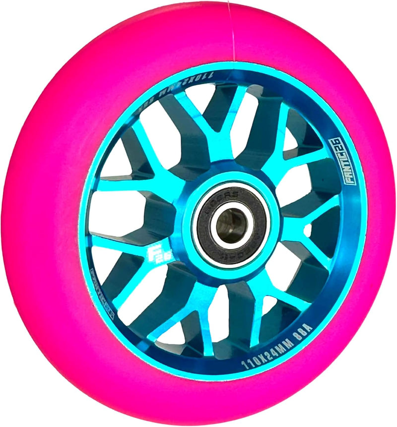 Fantic26 Spy7 Stunt Scooter Rolle I Trick I Tret I Kinder I Roller I Wheel I 110mm I ABEC 11 I Schne