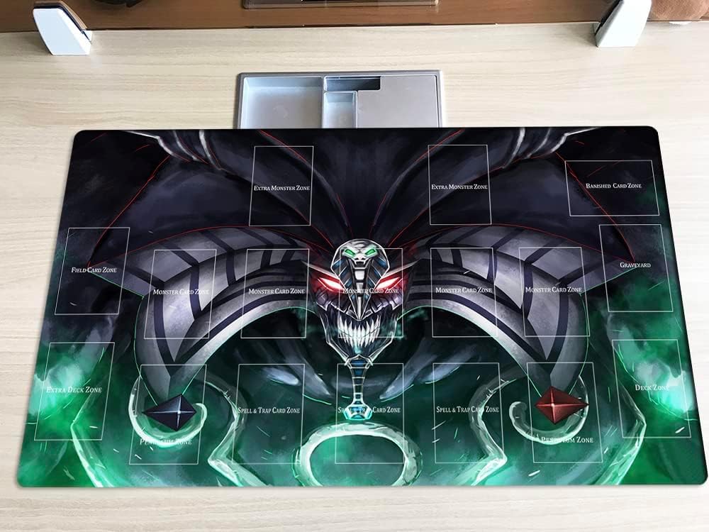 Neue Mlikemat Spielmatte Exodia, Der Zerstörer TCG CCG OCG Sammelkartenspielmatte mit Zonen + gratis