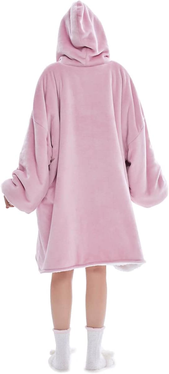 Übergrosse Hoodie Sweatshirt, Original Decke Sweatshirt, super weiche gemütliche warme komfortable R