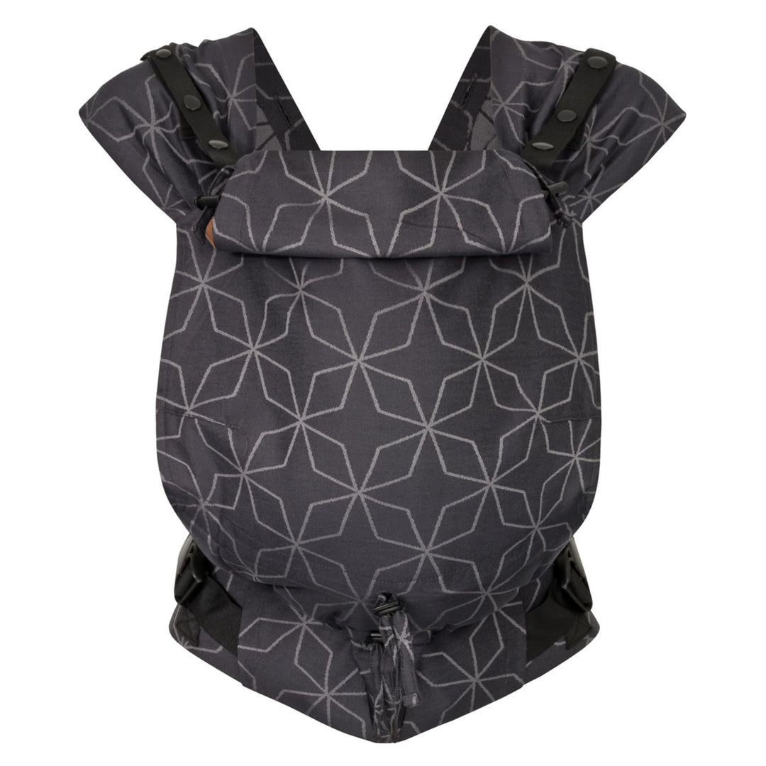 Hoppediz Babytrage Primeo, für Neugeborene ab Geburt, Bauchtrage, Rückentrage, 100% Bio-Baumwolle, M