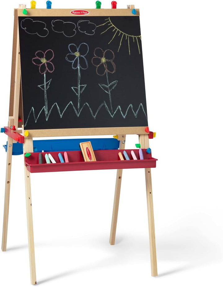 Melissa & Doug Holz Staffelei für Kinder Bastelset | Malstaffelei für Kleinkinder zum Basteln für Ki