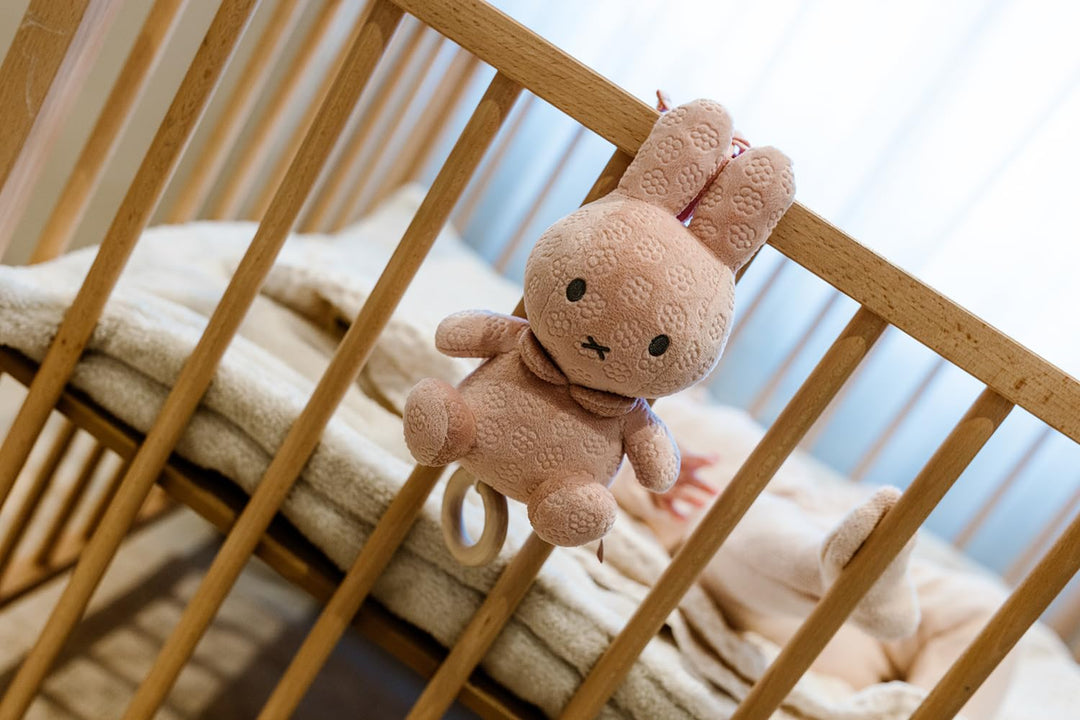 Tiamo NIJN893 Stoff Spieluhr Hase Miffy - Pink Flower