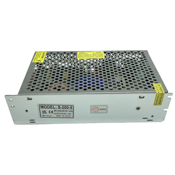 LianShi 5V 40A 200w Universal Schaltnetzteil geregelter Transformator urzschluss und Überstromschut