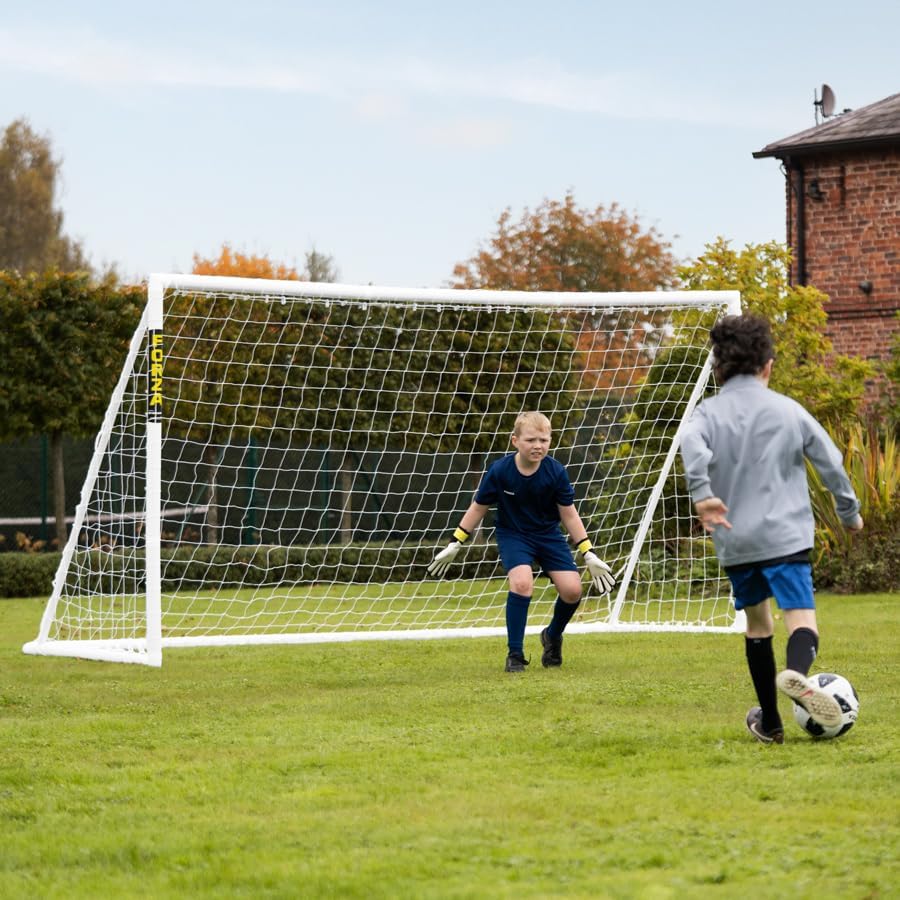 FORZA Garten Fussballtor [5 Grössen] – Extrem langlebige, wetterfeste uPVC-Fussballtore für Kinder &