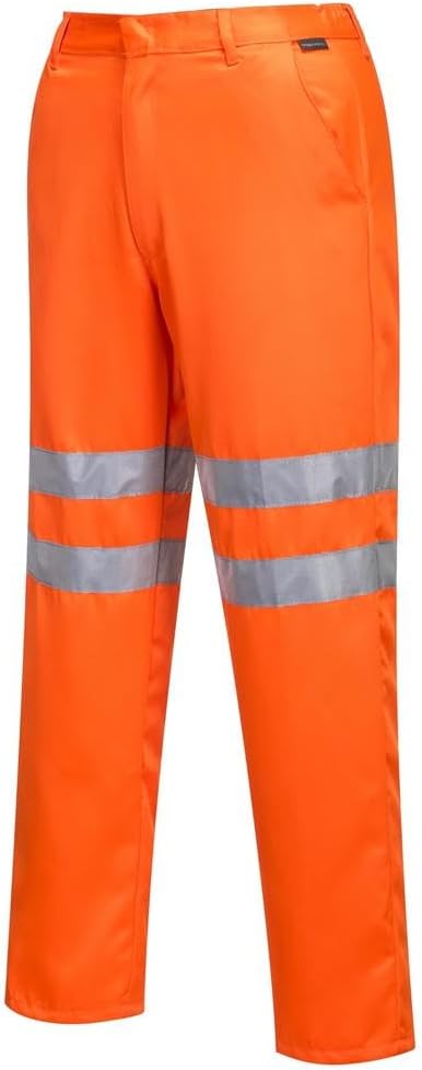 Portwest Warnschutz-Hose aus Polyester-Baumwolle RIS, Grösse: 4XL, Farbe: Orange, RT45ORR4XL 4XL Ora