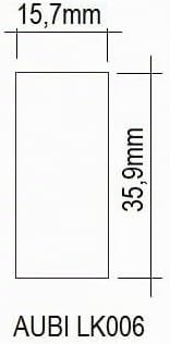 Siegenia SI Aubi A300: Satz PVC-Scharnierabdeckungen für Kunststofffenster und PVC-Balkontüren, weis