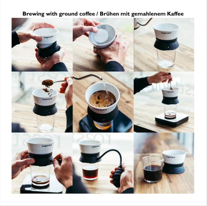 Manueller Vakuum-Kaffeebrüher | Für Filterkaffee & Cold Brew | Reduzierte Bitterkeit, Volles Aroma |