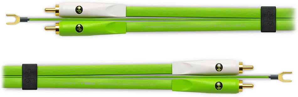 Oyaide NEO d+ Class B Plattenspieler-Cinch- und Erdungsdrahtkabel, 2 m